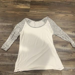 3/4 sleeve baseball tee